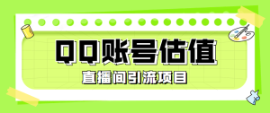 『高端精品』外面收费698的QQ账号估值工具 直播间引流必备神器 『脚本卡密+详细教程』_抖汇吧