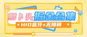 『掘金合集』最新萝卜头HID掘金合集，抖音，快手 番茄等10+款 单机30+『月卡软件+使用教程』_抖汇吧