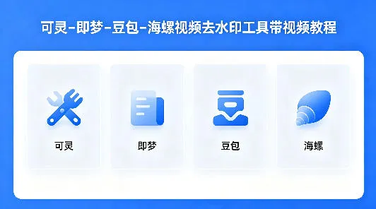 可灵–即梦–豆包–海螺视频去水印工具带视频教程_抖汇吧