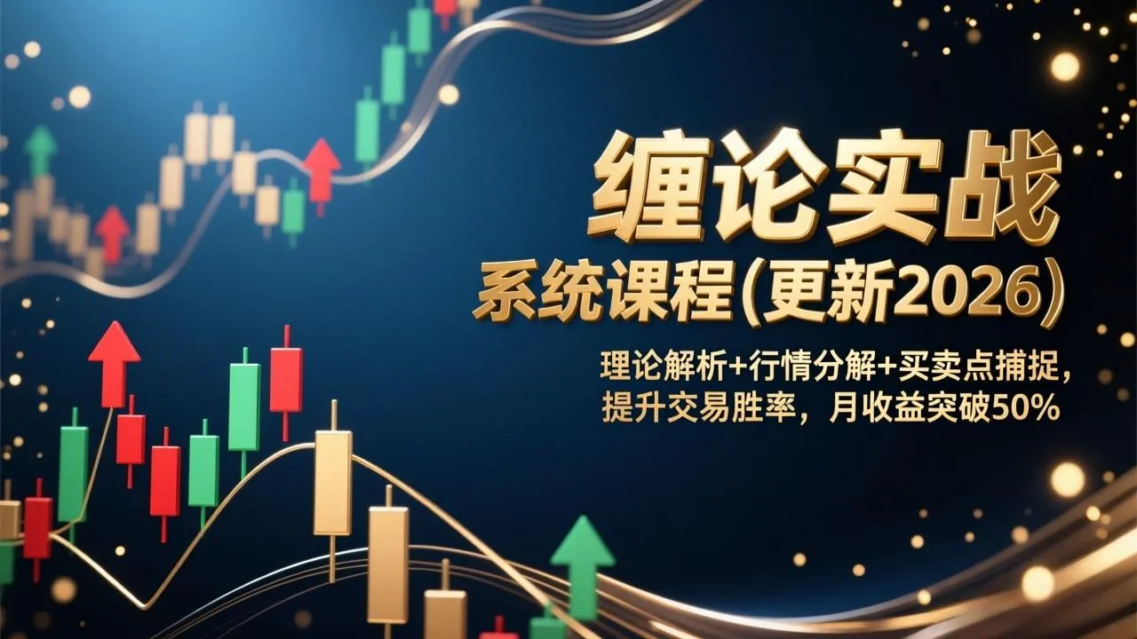 缠论实战系统课程(更新2026_抖汇吧