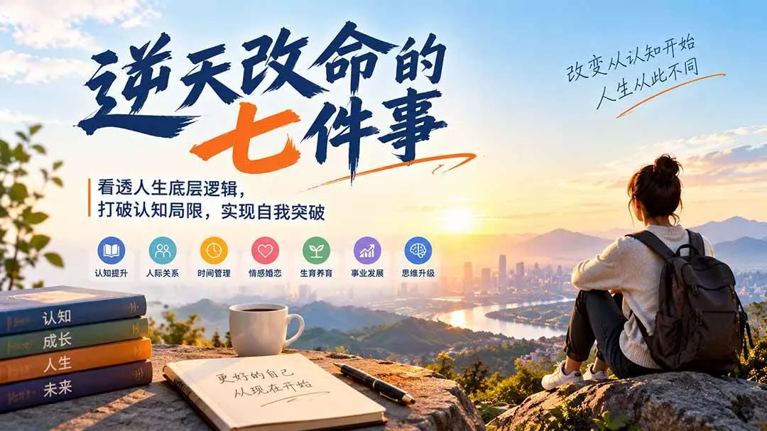 （21022期）付费文章：逆天改命的七件事，看透人生底层逻辑，打破认知局限，实现自我突破_抖汇吧