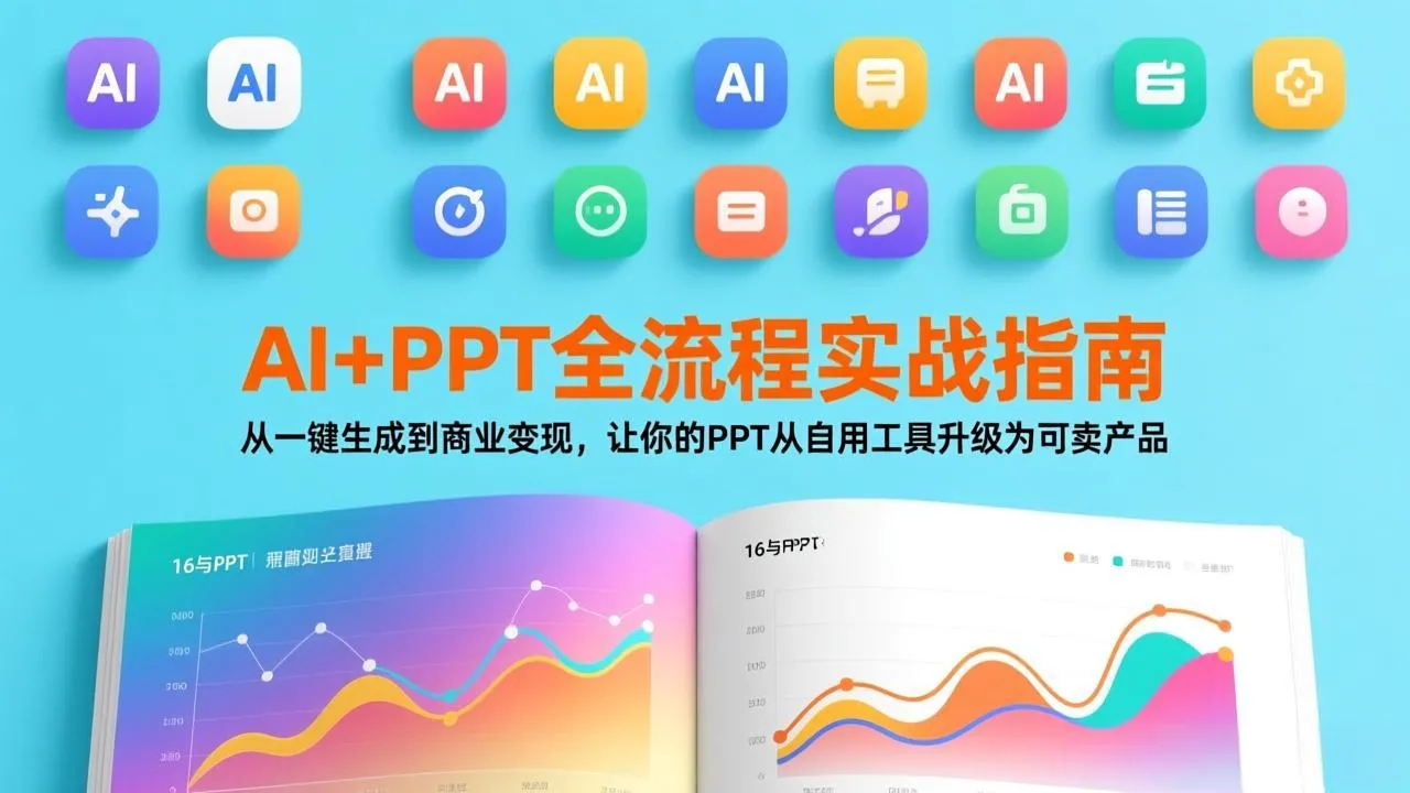 AI+PPT全流程实战指南：从一键生成到商业变现，让你的PPT从自用工具升级为可卖产品_抖汇吧