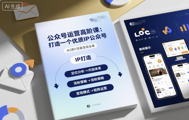公众号运营高阶课，打造一个优质IP公众号_抖汇吧