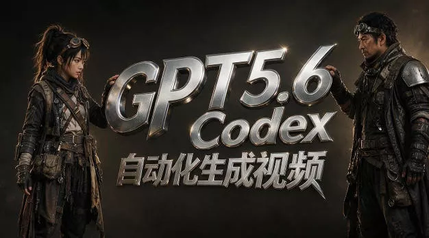 GPT5.6+Codex自动化生成视频全流程实战,从提示词设计、角色设定、封面海报,到视频生成思路与自动化工作流