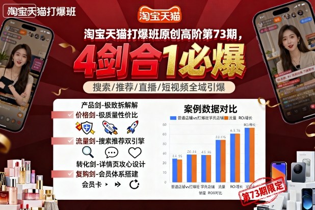 淘宝天猫打爆班原创高阶第73期，4剑合1必爆_抖汇吧