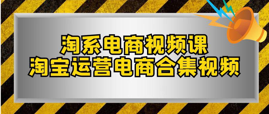 淘系-如何成为成功的淘宝卖家？电商合集课程（33节课）_抖汇吧