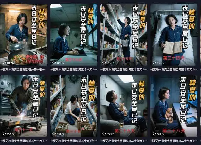 十个作品涨粉近20W!用AI制作末日安全日记连载,日入4位数,评论区爆肝求更新(附详细步骤)_抖汇吧