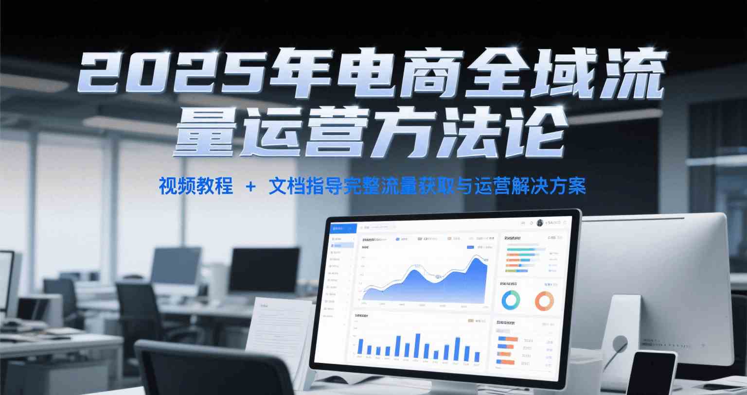 2025年电商全域流量运营方法论，视频教程+文档指导完整流量获取与运营解决方案_抖汇吧
