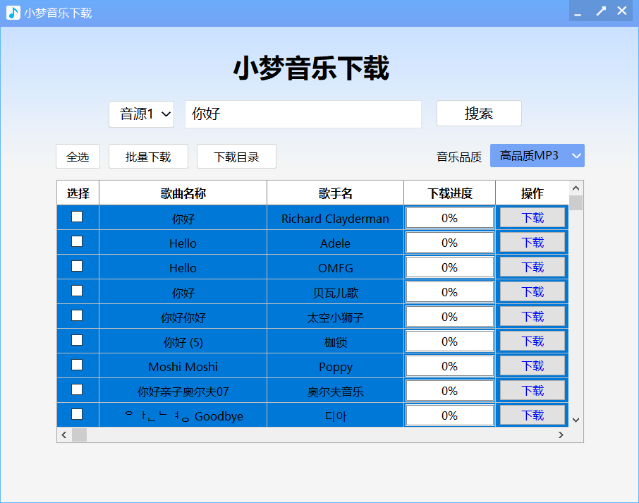 『高端精品』外面内部会员收费399+的全网音乐原创无损超清无线批量下载,免VIP一键下载『月卡软件+使用教程』