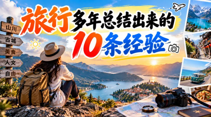 付费文章：旅行多年总结出来的10条经验_抖汇吧