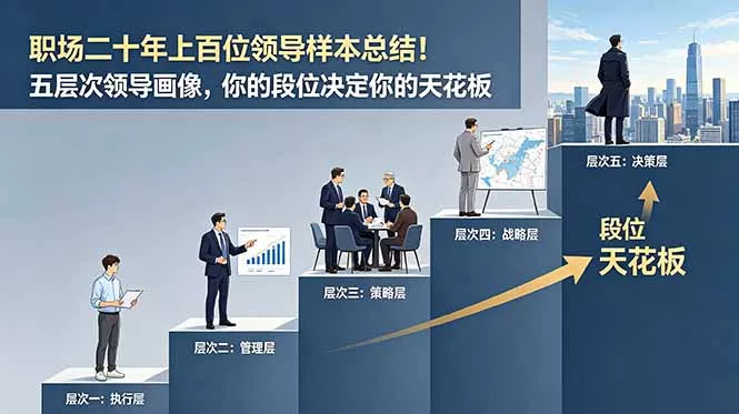 付费文章：职场二十年上百位领导样本总结！五层次领导画像，你的段位决定你的天花板_抖汇吧