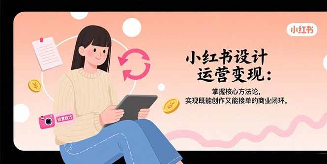（15636期）小红书设计运营变现：掌握核心方法论，实现既能创作又能接单的商业闭环_抖汇吧