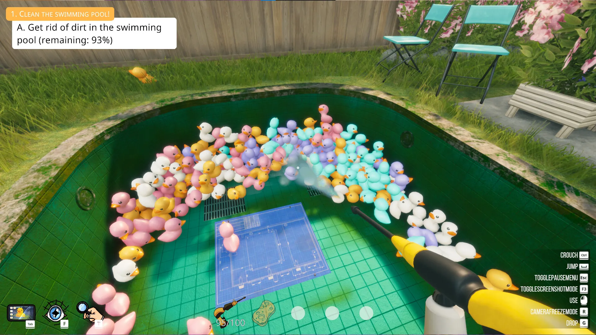 泳池清洁模拟器/Pool Cleaning Simulator