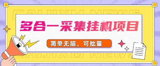 多合一采集项目，无脑操作，简单批量_抖汇吧