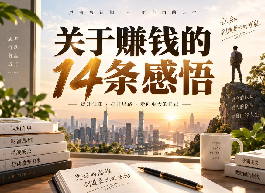 付费文章:关于賺钱的14条感悟 付费文章:关于賺钱的14条感悟