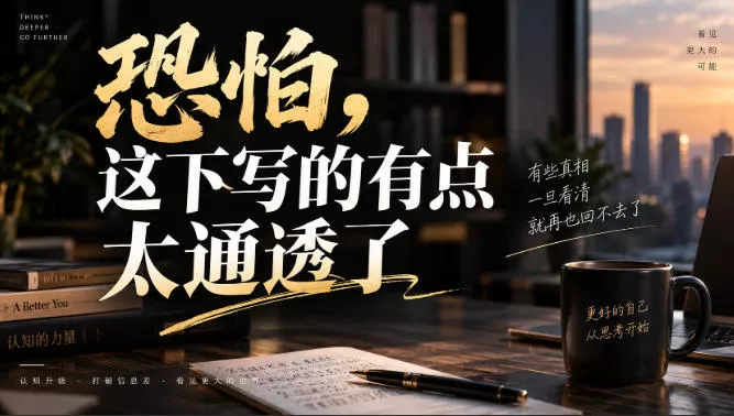 灏泽叔最新付费文章：恐怕，这下写的有点太通透了_抖汇吧