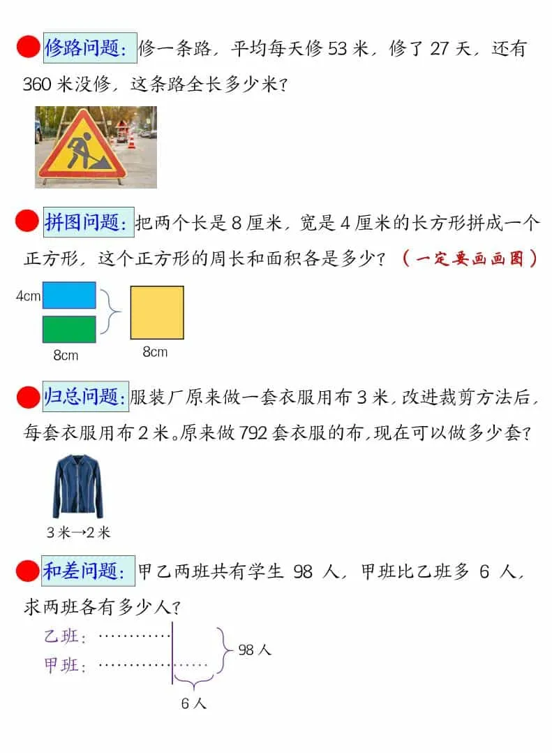 三年级下数学易错思维应用题专项_抖汇吧