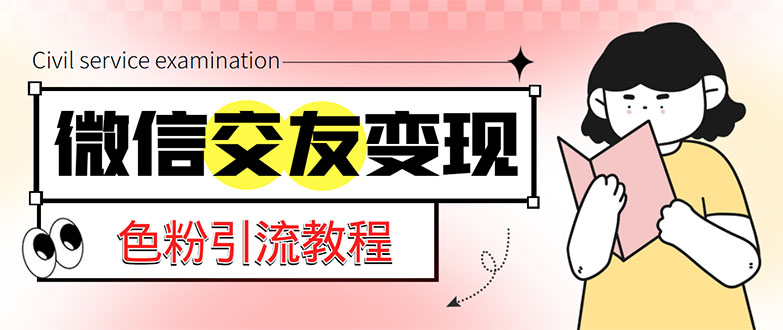 微信交友变现项目，吸引全网LSP男粉精准变现，小白也能轻松上手，日入500+_抖汇吧