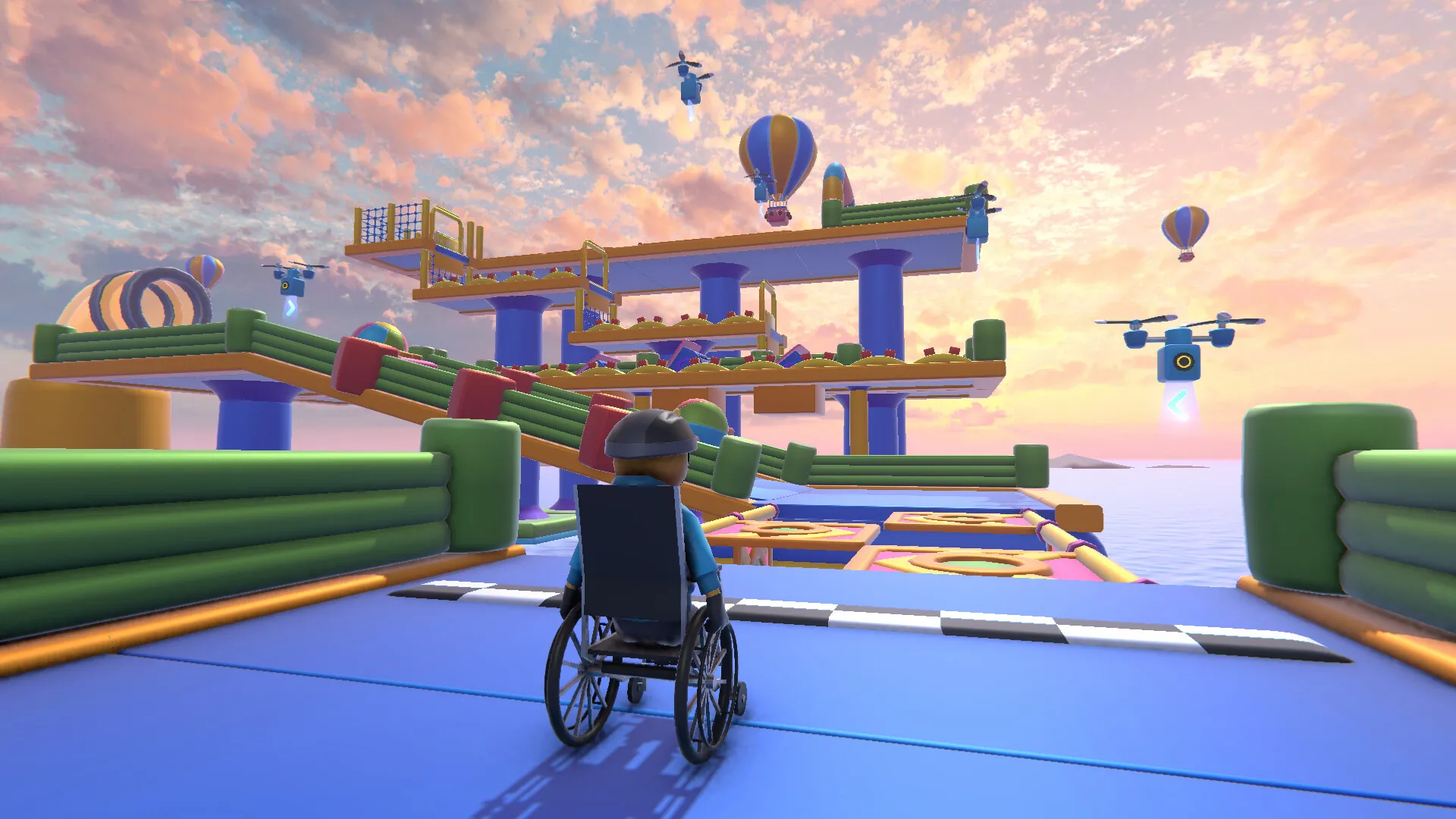 轮椅模拟器/4Wheel Challenge