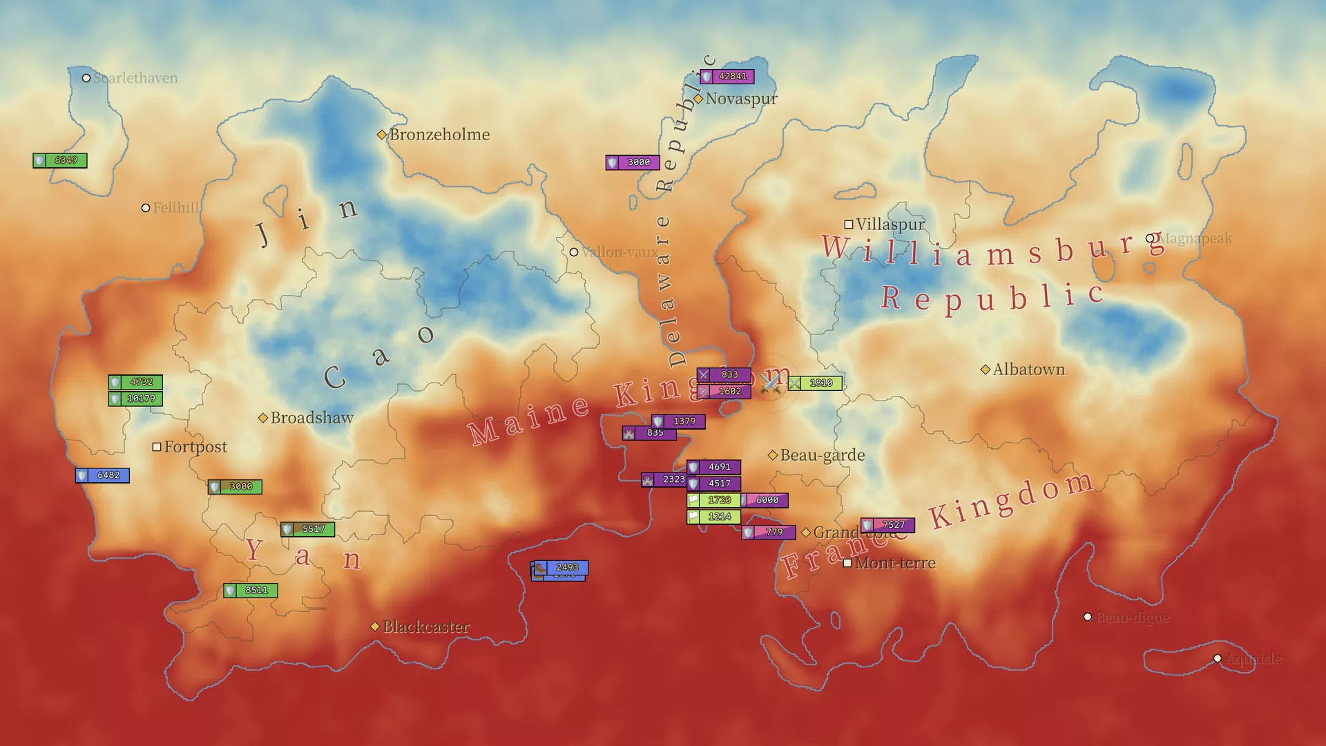 地图上发生的事：列国模拟器/Things That Happen on the Map - Realm Simulator 新游发布