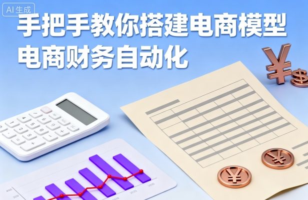 手把手教你搭建电商模型-电商财务自动化_抖汇吧