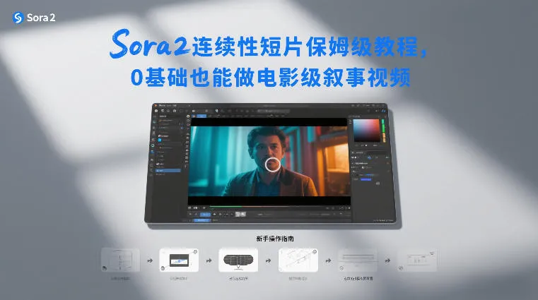 Sora2连续性短片保姆级教程,0基础也能做电影级叙事视频_抖汇吧