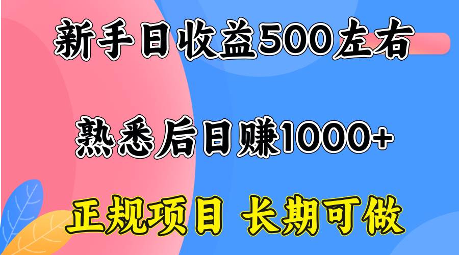 （15978期）一台电脑，前期日收益300-500，熟练后日入1000左右_抖汇吧