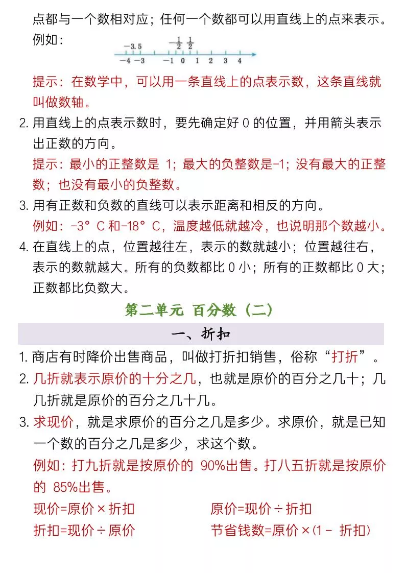 六年级下数学全册重要知识点归纳_抖汇吧