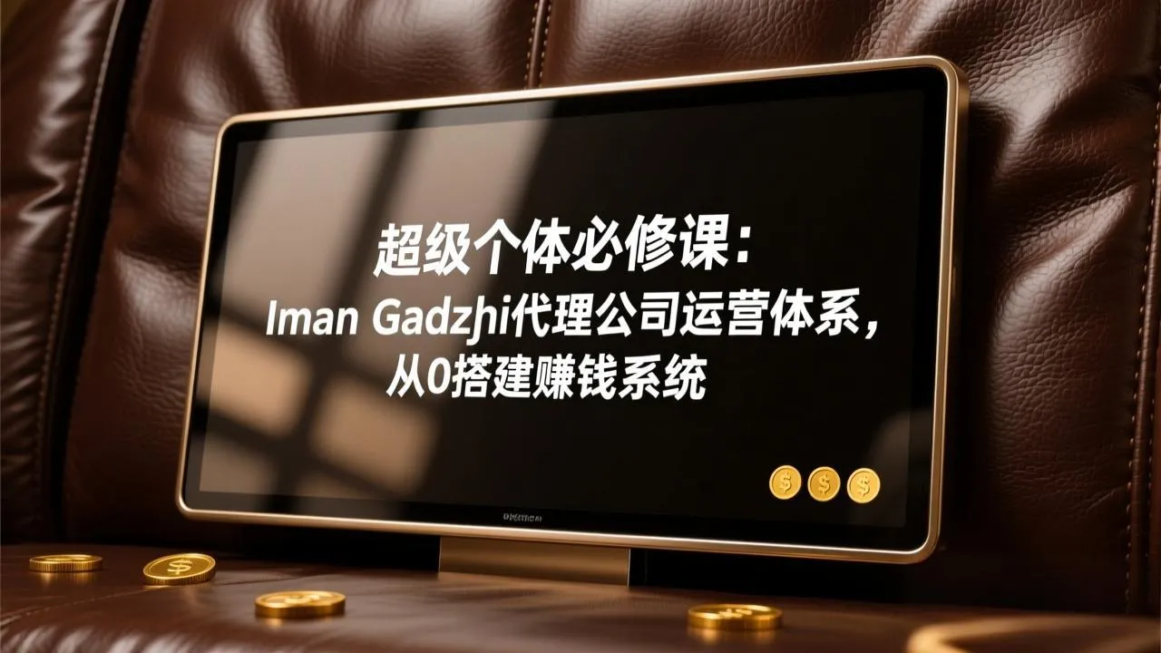 超级个体必修课：Iman Gadzhi代理公司运营体系，从0搭建赚钱系统_抖汇吧