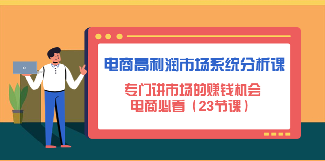 电商高利润市场系统分析课：专门讲市场的赚钱机会，电商必看（23节课）_抖汇吧