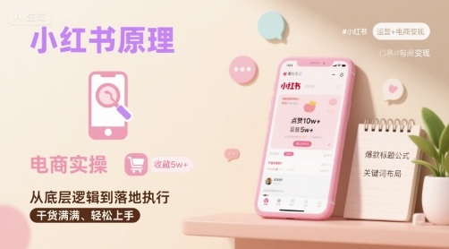 小红书原理以及详细实操流程，小红书电商教程_抖汇吧