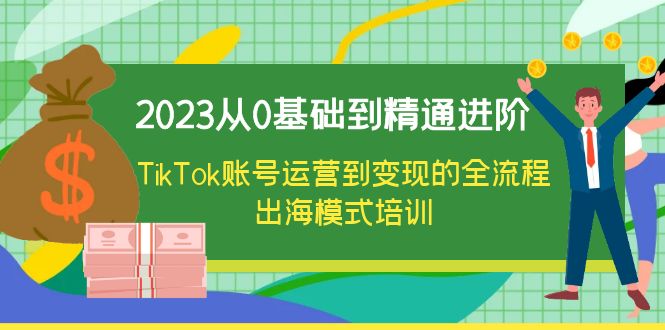 2023从0基础到精通进阶，TikTok账号运营到变现的全流程出海模式培训_抖汇吧