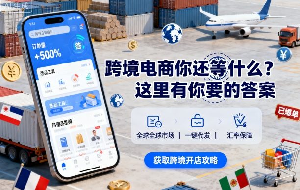 跨境电商你还等什么？这里有你要的答案【音频课】_抖汇吧