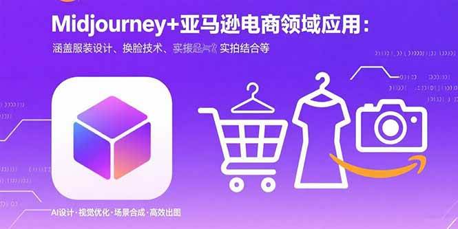 （15777期）Midjourney+电商领域商业应用：涵盖服装设计、换脸技术、实拍结合等_抖汇吧