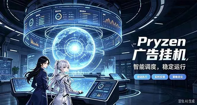 （21102期）Pryzen广告全自动挂机给自己一个交代，门槛低，零基础小白也可以快速上手_抖汇吧