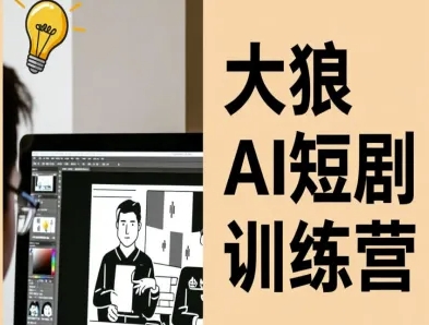 大狼AI短剧训练营-短剧课程（更新中）_抖汇吧