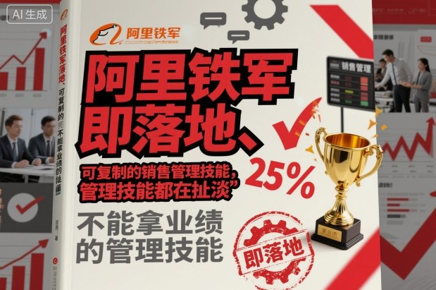 阿里铁军即落地、可复制的销售管理技能，不能拿业绩的管理技能都在扯淡_抖汇吧