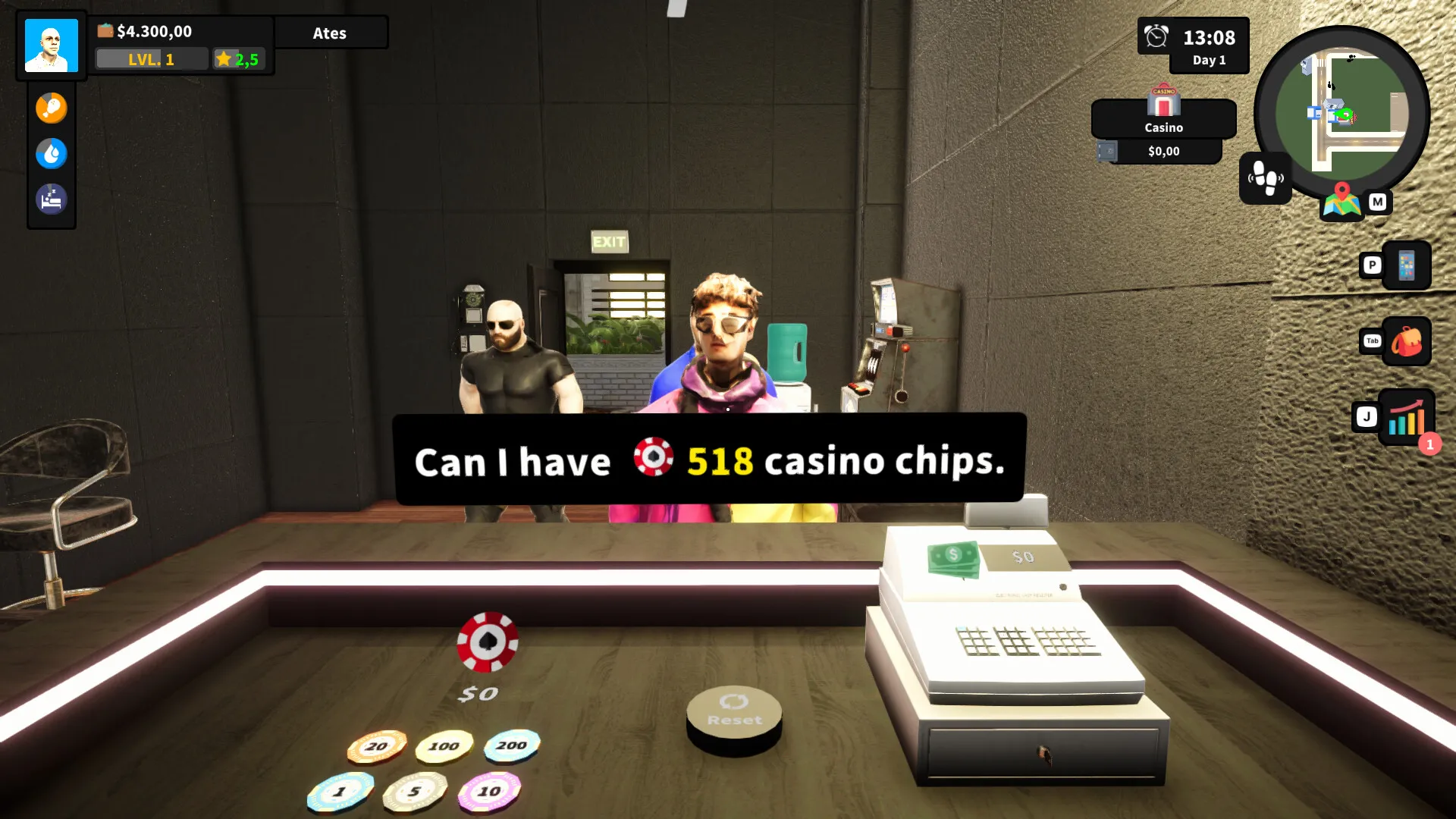 赌场经营模拟器/Casino Management Simulator