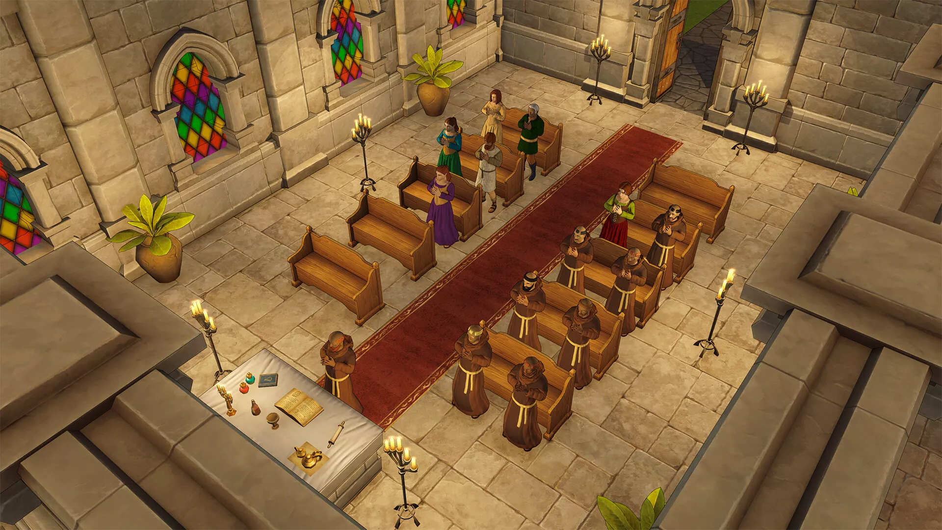 修道院:祈祷与劳作/Monastery: Ora et Labora 新游发布_抖汇吧