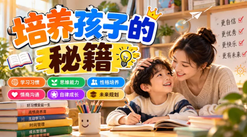 某公众号付费文章：培养孩子的秘籍_抖汇吧