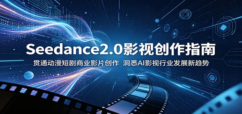 Seedance2.0影视创作指南：贯通动漫短剧商业影片创作，洞悉AI影视行业发展新趋势_抖汇吧