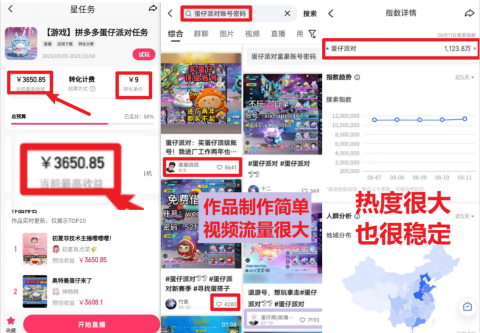 靠蛋仔派对日入3600+，会截图就能做，保姆式教学 无脑操作（教程+资料）