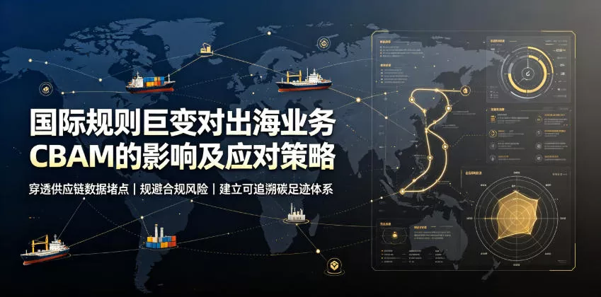 国际规则巨变对出海业务CBAM的影响及应对策略，帮助企业穿透供应链数据堵点，规避合规风险_抖汇吧