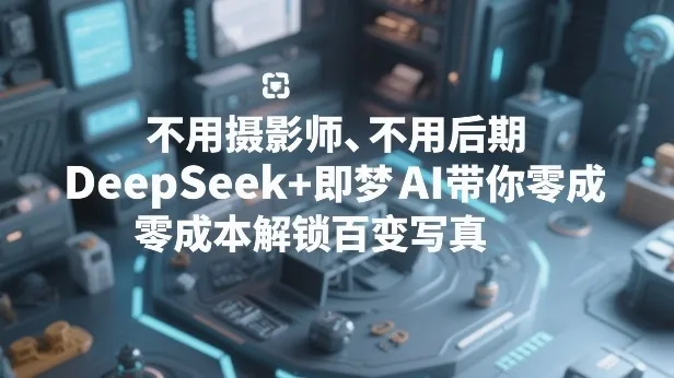 不用摄影师、不用后期，DeepSeek+即梦AI带你零成本解锁百变写真！_抖汇吧