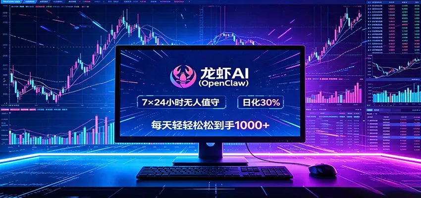 龙虾AI(OpenClaw)全自动挂机，智能操控电脑高效执行任务，每天轻松到手四位数_抖汇吧