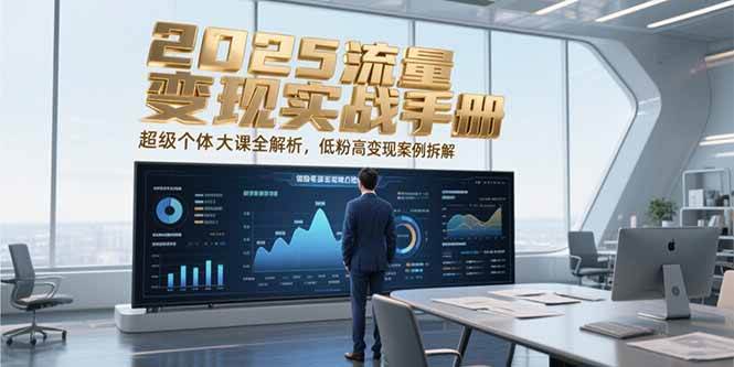 2025流量变现实战手册，超级个体大课全解析，低粉高变现案例拆解_抖汇吧