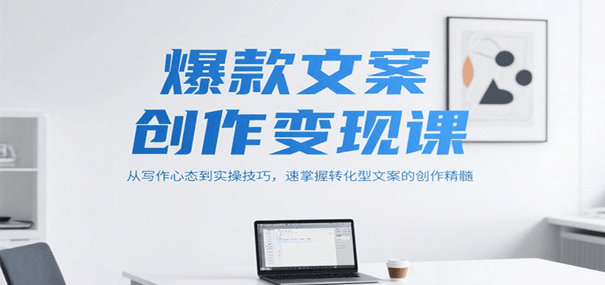爆款文案创作变现课，从写作心态到实操技巧，速掌握转化型文案的创作精髓_抖汇吧