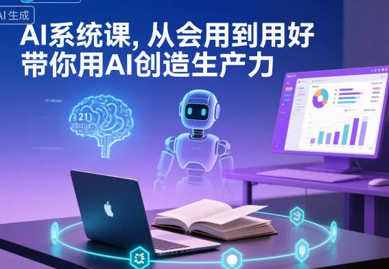 AI系统课，从会用到用好，带你用AI创造生产力_抖汇吧