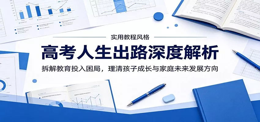 高考人生出路深度解析：拆解教育投入困局，理清孩子成长与家庭未来发展方向_抖汇吧