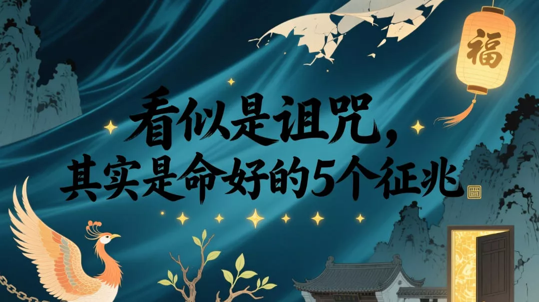 付费文章：看似是诅咒，其实是命好的5个征兆_抖汇吧
